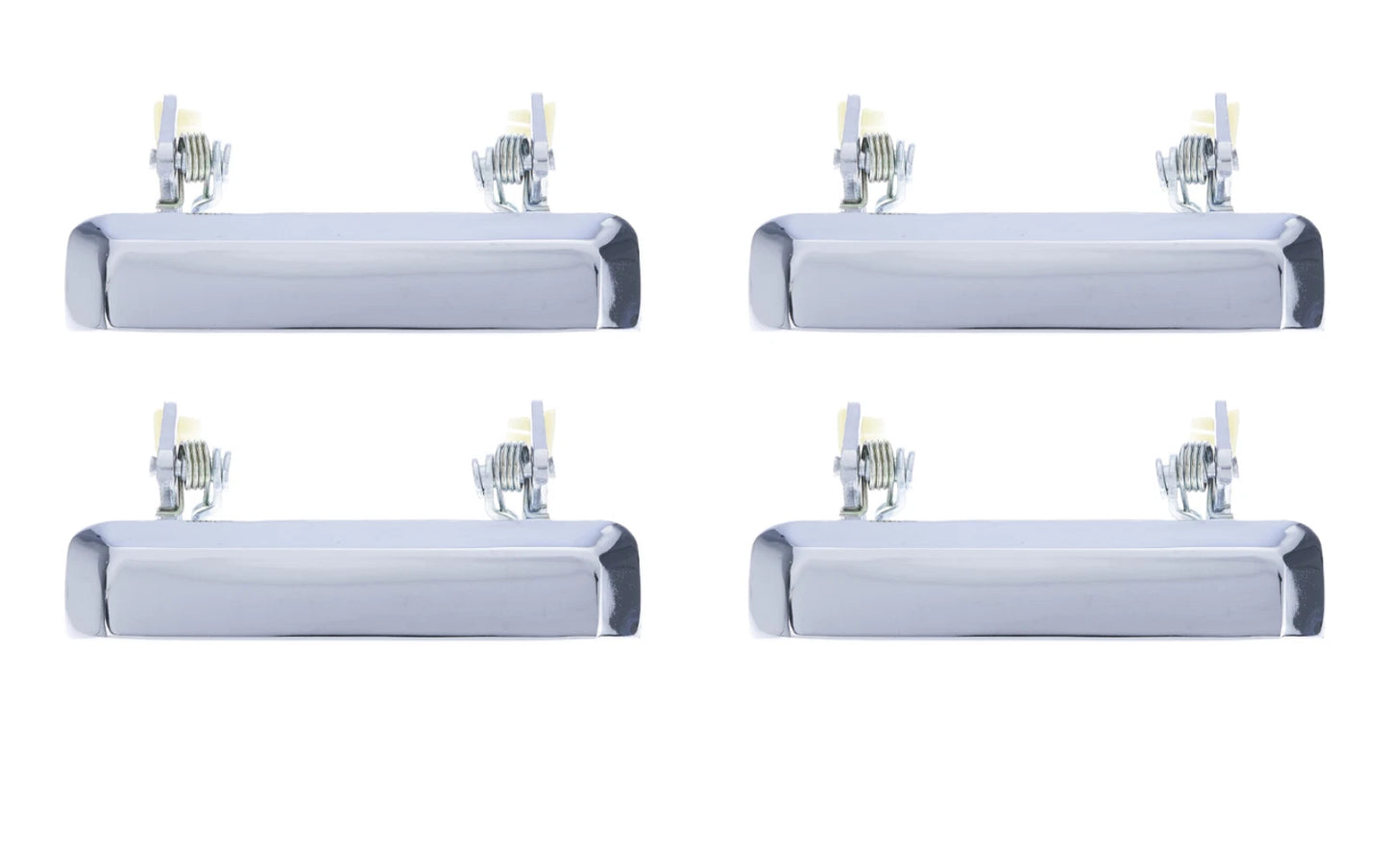Set of 4 Chrome Outer Door Handles for Suzuki Sierra (1981–1998)