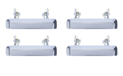 Set of 4 Chrome Outer Door Handles for Suzuki Sierra (1981–1998)