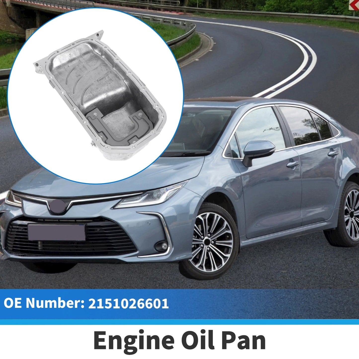 Engine Oil Pan for Kia Rio5 1.6L L4 (2006–2011) No.2151026601