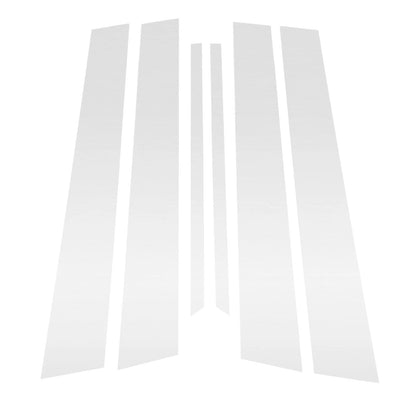 Set of 6 Door Pillar Window Trim for Nissan Sentra (2000–2006) Chrome