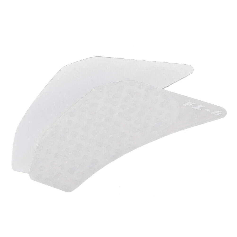Gas Tank Traction Side Pad Knee Grip Decal White for YAMAHA FZ6 2006-2010