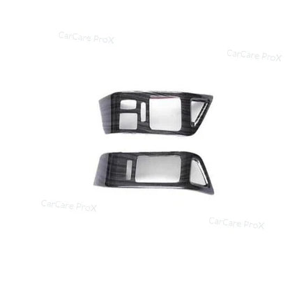 Black Wood L&R AC Outlet Vent Cover Trim for Mitsubishi Pajero Montero(00–06)