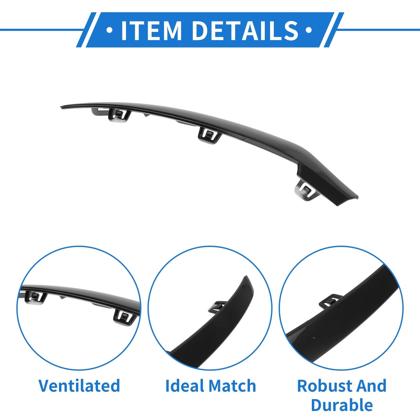 Bumper Grille Trim Garnish No.2538855300 for Mercedes-Benz GLC (2016–2023)