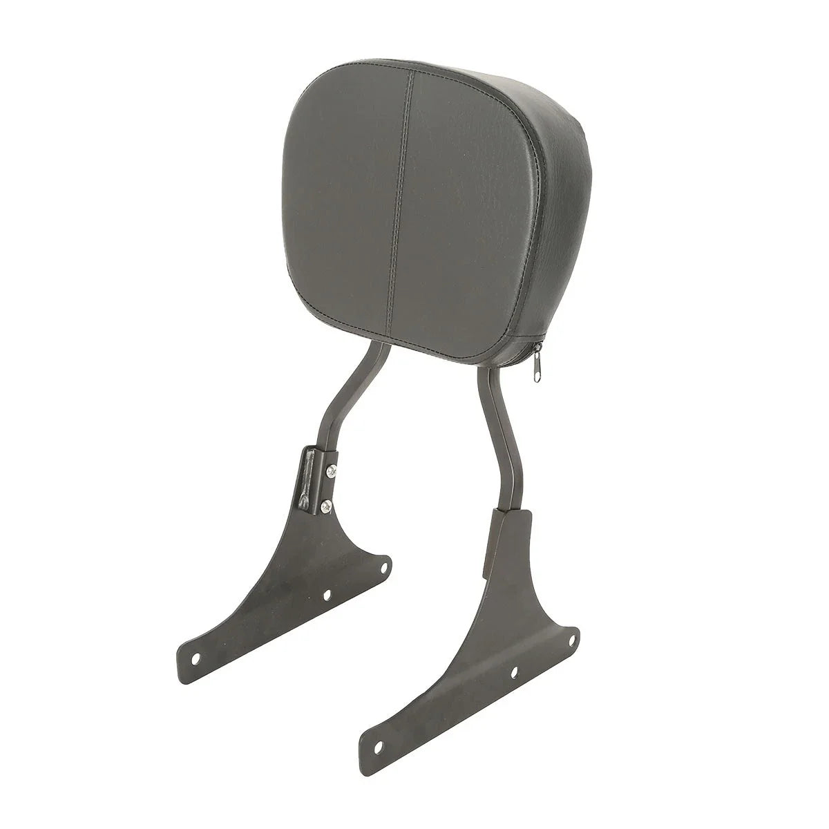 Black Low Backrest Sissy Bar for Harley Softail Custom FXSTC Fat Boy (2000-2017)