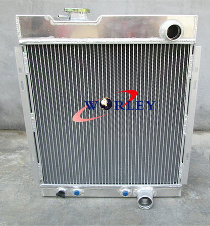 3 Row Aluminum Radiator for Ford Mustang V8 289 302 (1964–1966) + 16" Fan