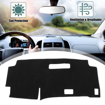 Dashboard Cover Mat for Nissan Serena (2023) - Black Polyester Non-Slip