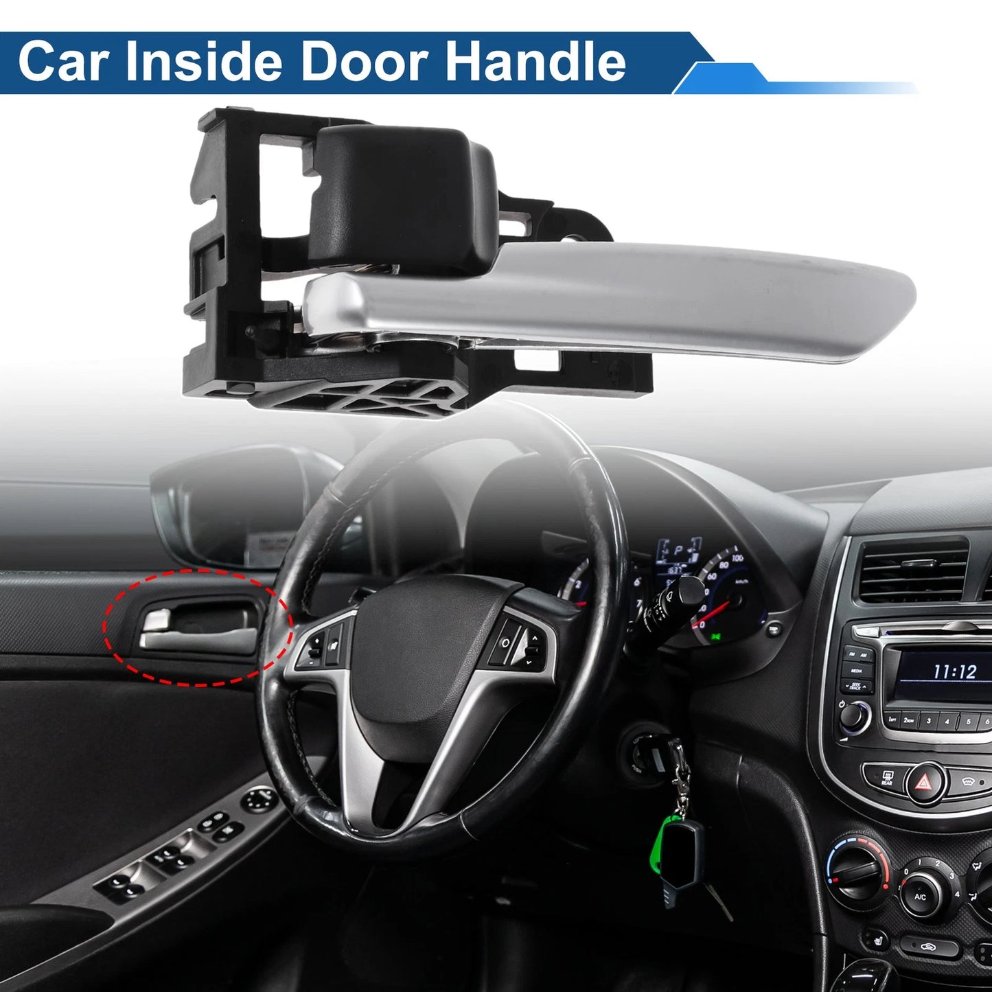 Front Passenger Side Interior Door Handle for Toyota RAV4 (2019–2022) No. 6920606170C0