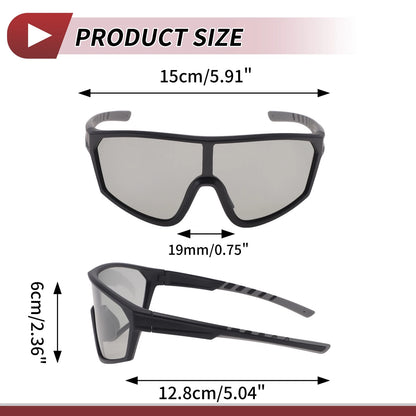 Set of 1 Motorcycle Riding Goggles for Universal Fit (Light Gray Lens)