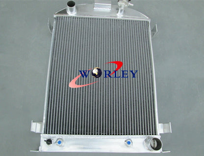 3 Row Aluminum Radiator for Ford Hi-Boy Grill Shells (1932)