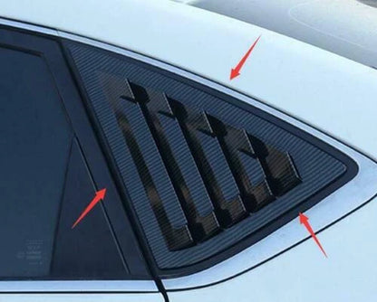 Carbon Fiber / Window Louver Vent Cover for Nissan Sentra Sedan (2013–2019)
