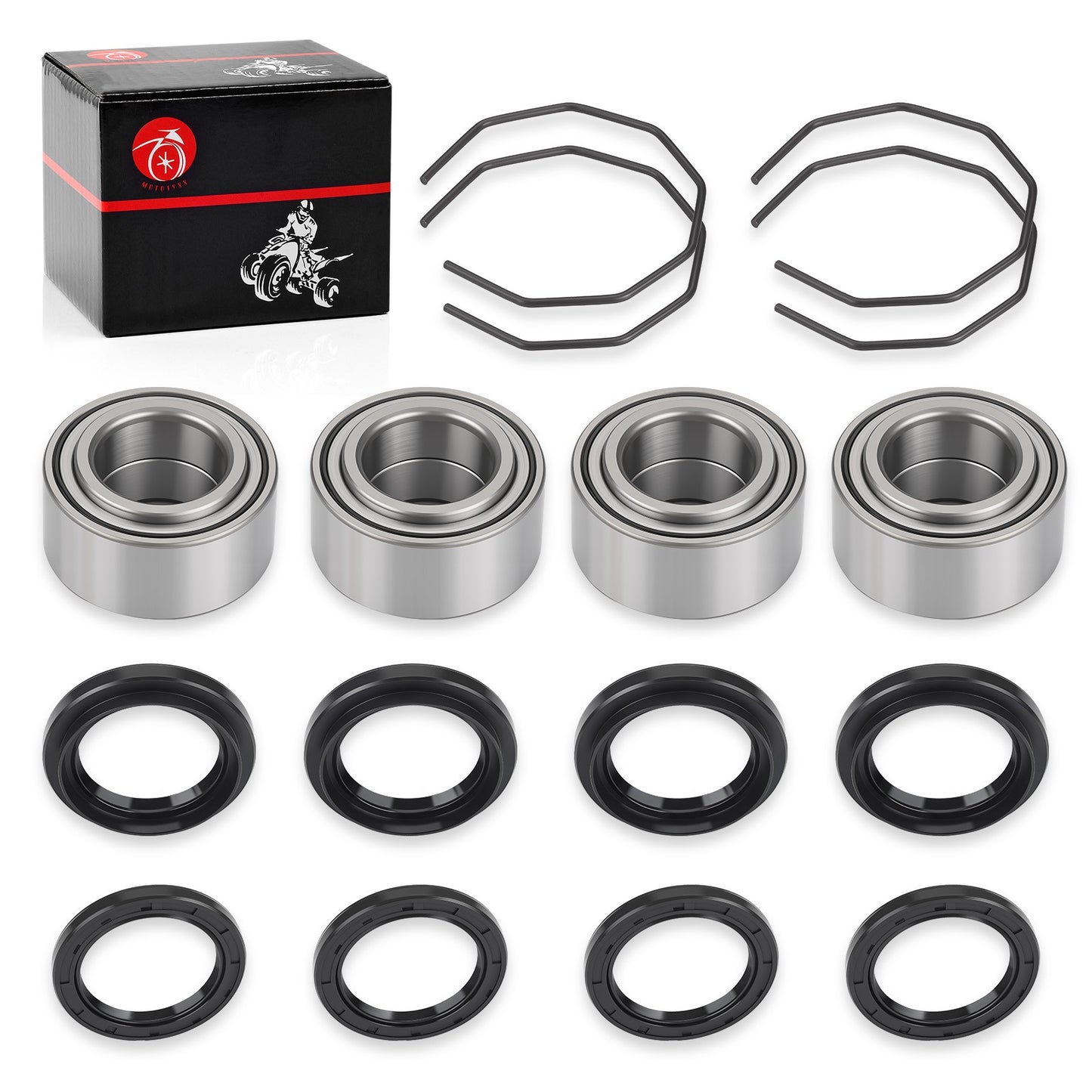 Wheel Hub Bearings & Seal Kit for Arctic Cat 250 300 400 500