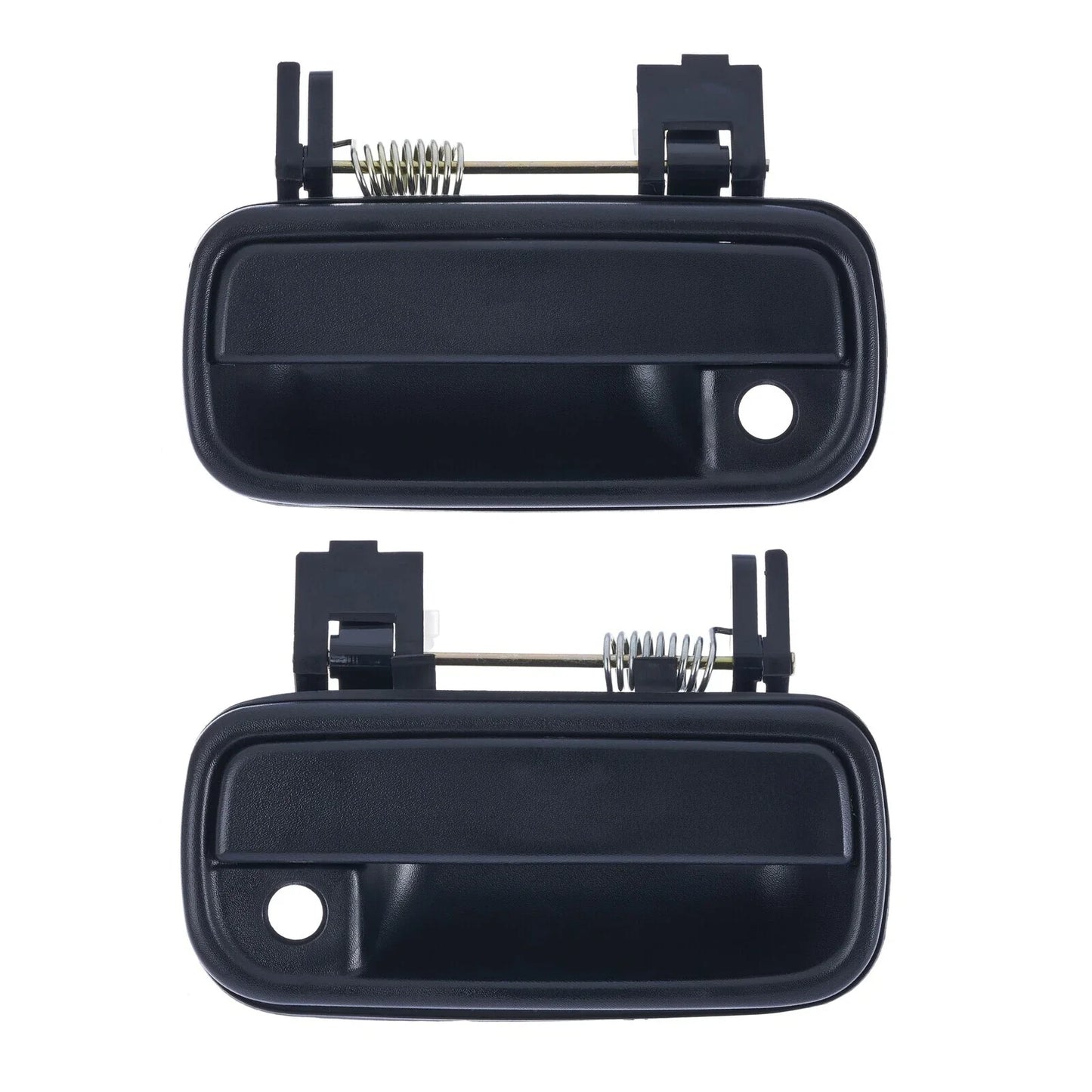 2 x Front Left + Right Door Handle Outer Black for Toyota Hilux (1997–2005)