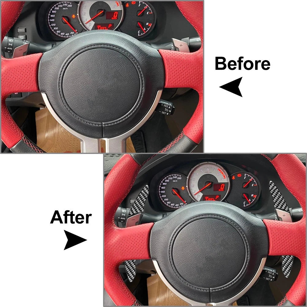 Steering Wheel Shift Paddle Extensions for Subaru Scion FR-S Toyota GT86 (2013–2020)