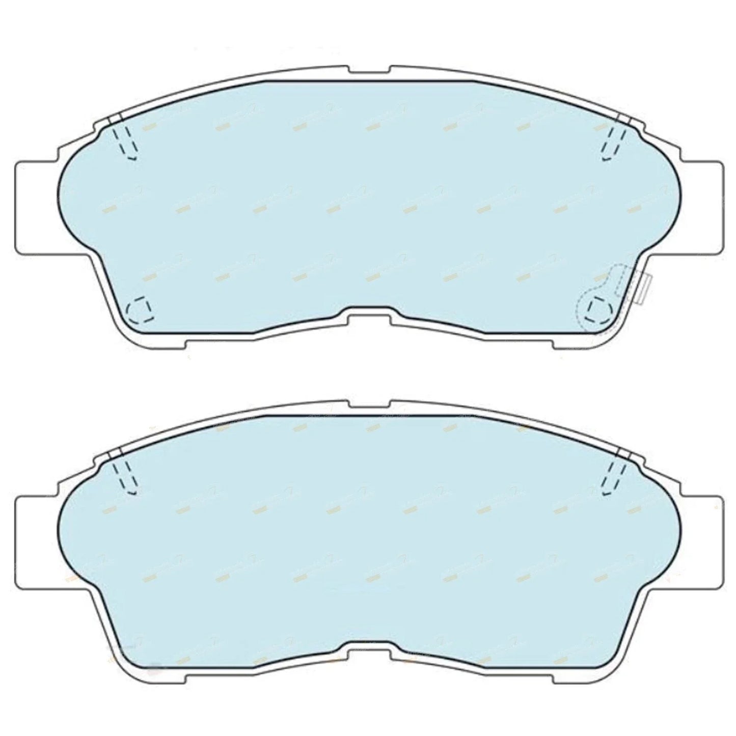 GCT Disc Brake Pad Set for Toyota RAV4 (1994–2000)