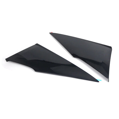 Glossy Black Rear Quarter Moldings Covers for Toyota Prius (2016-2022)