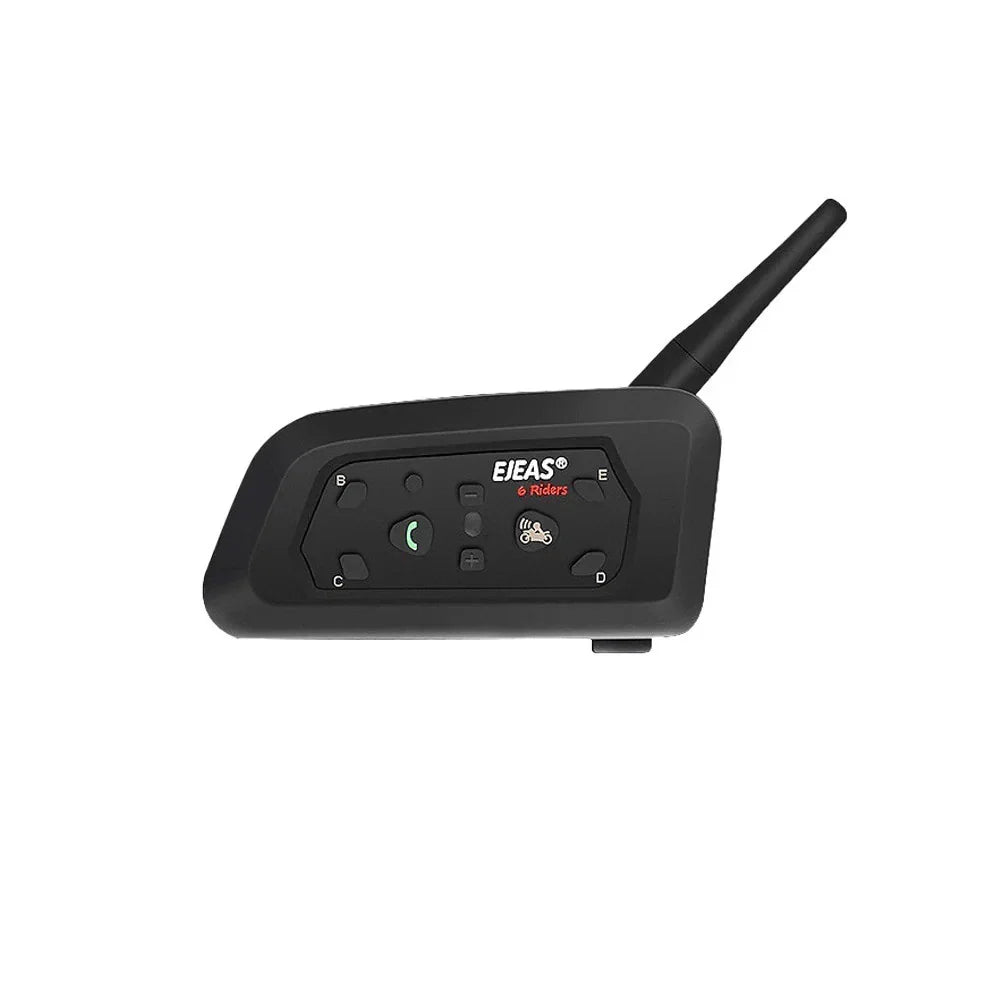EJEAS V6 Pro Bluetooth Helmet Intercom for Motorcycle - 6 Riders
