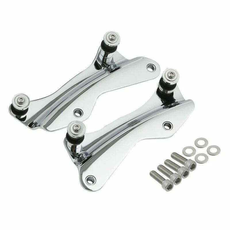 Backrest Sissy Bar Rack 4 Point Docking Hardware for Harley Road Glide (14-24)