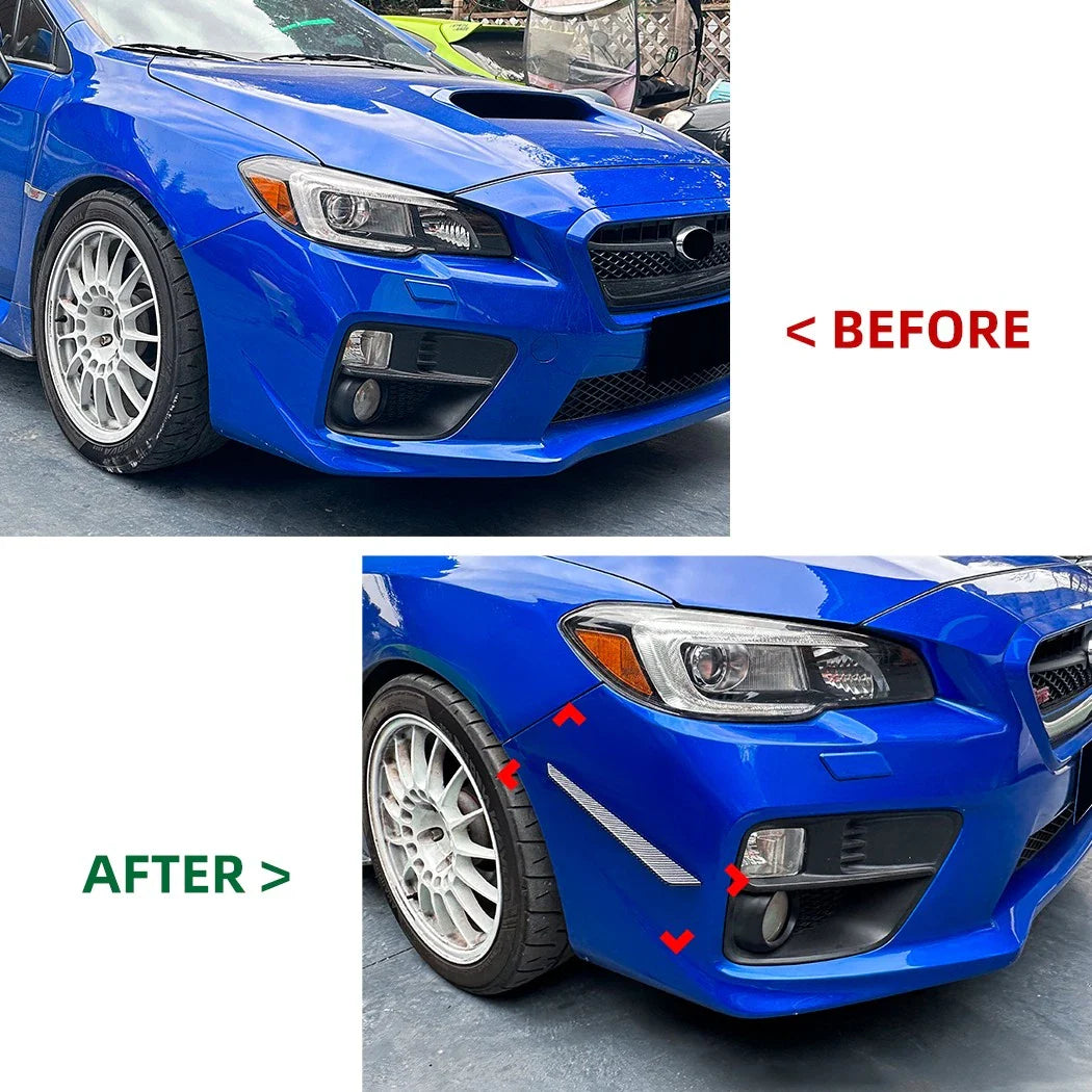 Front Bumper Vent Trim Canard Splitter for Subaru WRX STI VA (2015–2021)