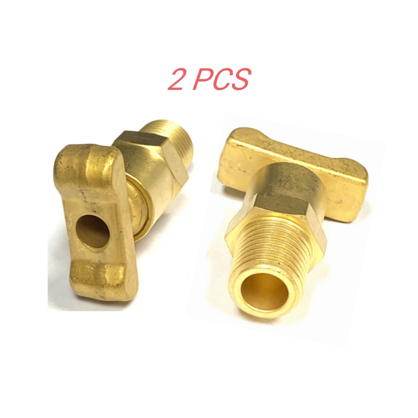 Set of 2 Cylinder Block Drain Taps for Volvo Penta Mercruiser