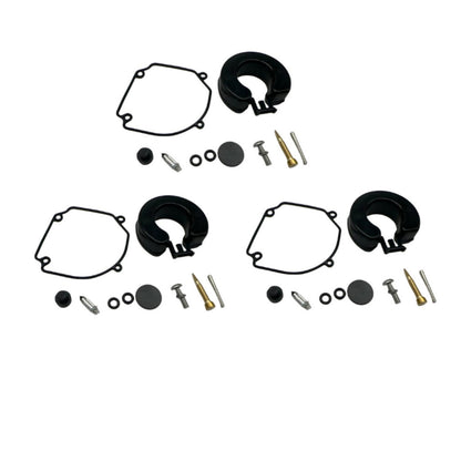 Set of 3 Carburetor Repair Gasket Kits for Tohatsu 25-30HP