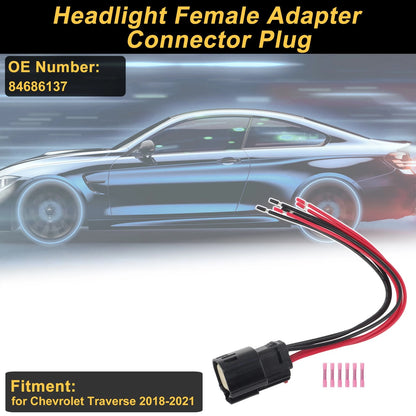 Set of 6 Pin Connector Plug for Chevrolet Traverse (2018–2021) No.84686137