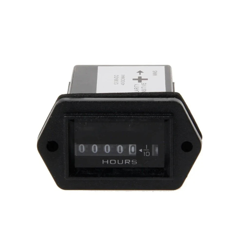 12V/36V Engine Tachometer Hour Meter for Diesel Engines Tractors Generators