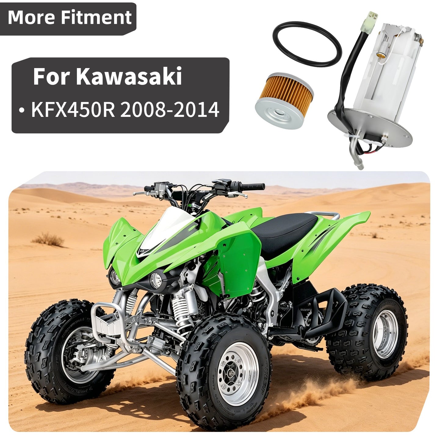 Fuel Pump Assembly for Kawasaki KFX 450R (2008–2014)