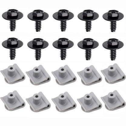 Fender Liner Bumper Cover Splash Shield Screws for Mazda 2 3 5 6 CX-3 CX-5 CX-9 (2007-2023)