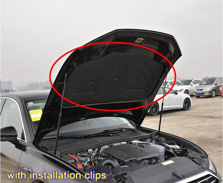 Front Engine Hood Insulation Pad Heat Shield for Audi A6 (2019–2024)