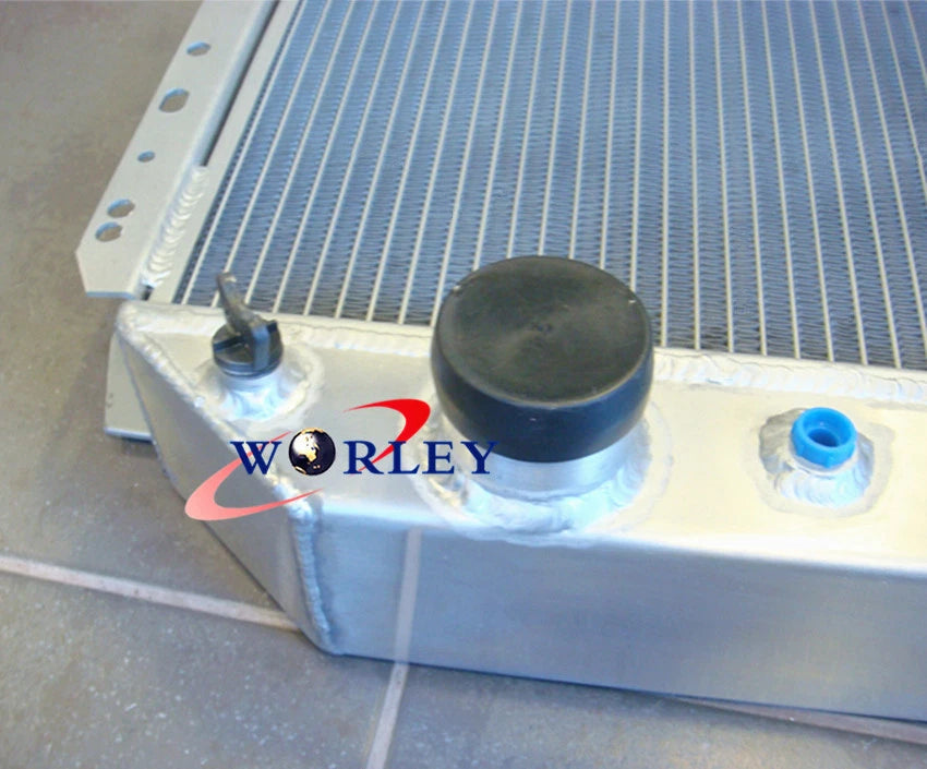 3 Row Radiator with Shroud Fan for Ford F100 F150 F250 F350 Bronco (1966–1979)