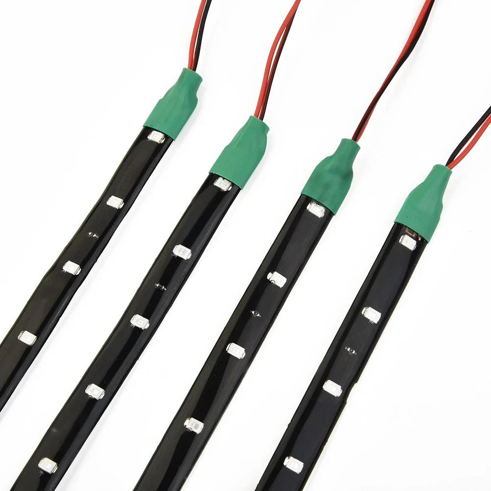 DC 12V LED Lights Strip Decor Flexible Lamps for Car