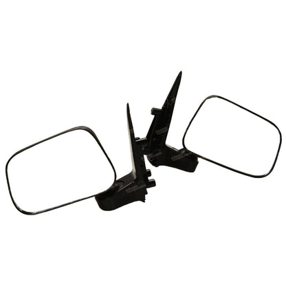 Pair of Black Sail Mount Door Mirrors for Toyota Hilux (1995–2005)