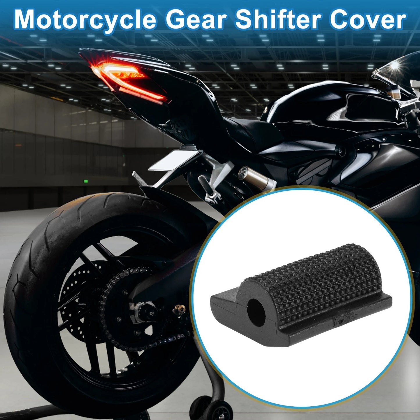 Shift Pedal Shells for Universal Vehicles (4x3x2cm, Black)