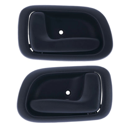 Set of 2 Inner Door Handles for Toyota Corolla (1998–2001) Black