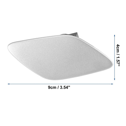 Front Right Bumper Headlight Washer Nozzle Cover Cap for BMW 328 Silver Tone