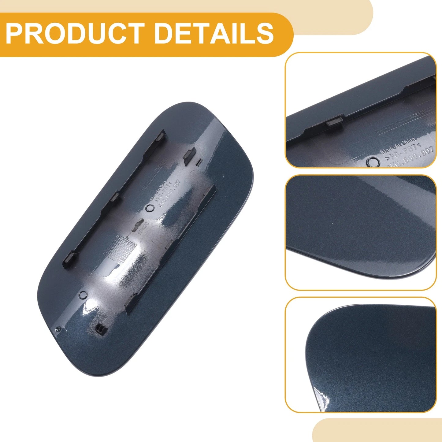 Fuel Tank Door Cap for Audi A7 (2019–2024) Clip Type No.4K8809907 Galaxy Blue ABS