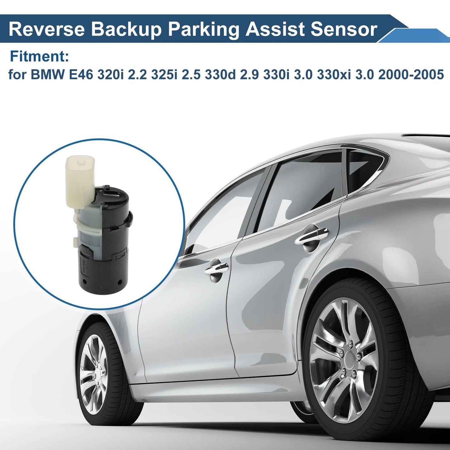 Reverse Backup Parking Sensor for BMW E46 320i 325i 330d (2000–2007)