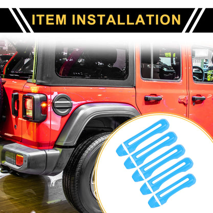 Set of 1 Door Tailgate Handle Cover for Jeep Gladiator JT (2020–2021) Light Blue