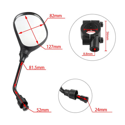 M10 Rear View Mirror Set for Arctic Cat ATV 250-1000