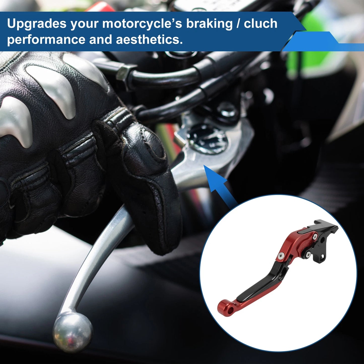 Adjustable Brake Clutch Lever for Kawasaki ZX7R/ZX7RR (1989–2003)