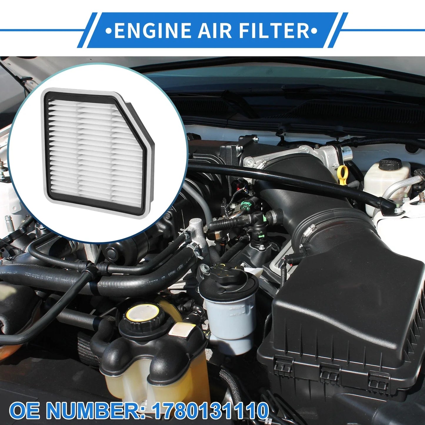 Car Engine Air Filter for Lexus IS250 A/T (2006-2013) - 1 x Quality Filter