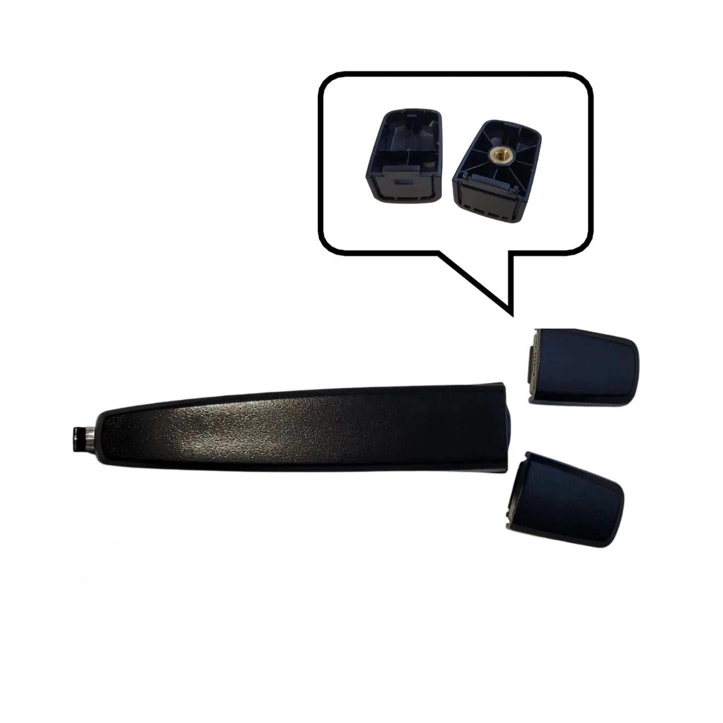 Outer Door Handle Set for Holden Captiva CG (2006–2018) - Black