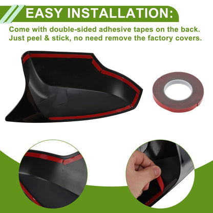 1 Pair ABS Mirror Cover Cap Glossy Black for Subaru Crosstrek (2013–2014) 91059AJ210