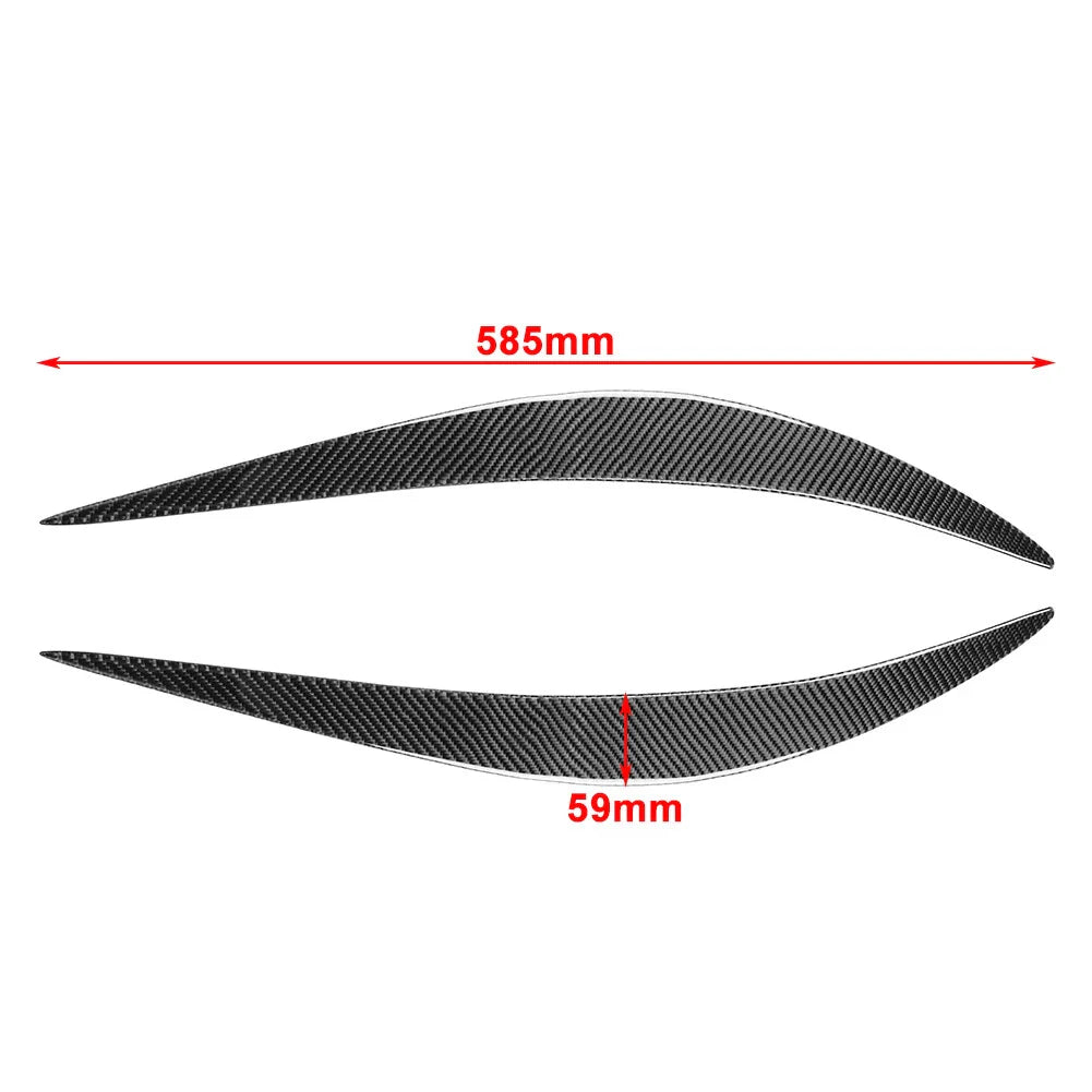 Carbon Fiber Headlight Eyelids Covers for Infiniti Q50 Q60 (2014-2022)