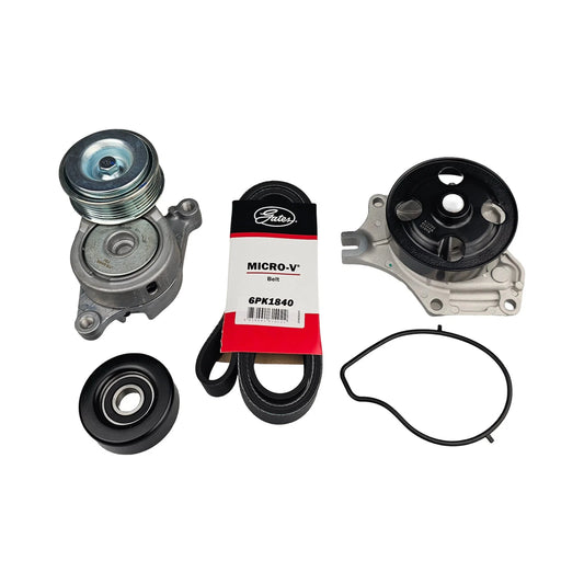 Engine Drive Belt Idler Tensioner & Water Pump Kit for Mazda 2 (2007–2014)