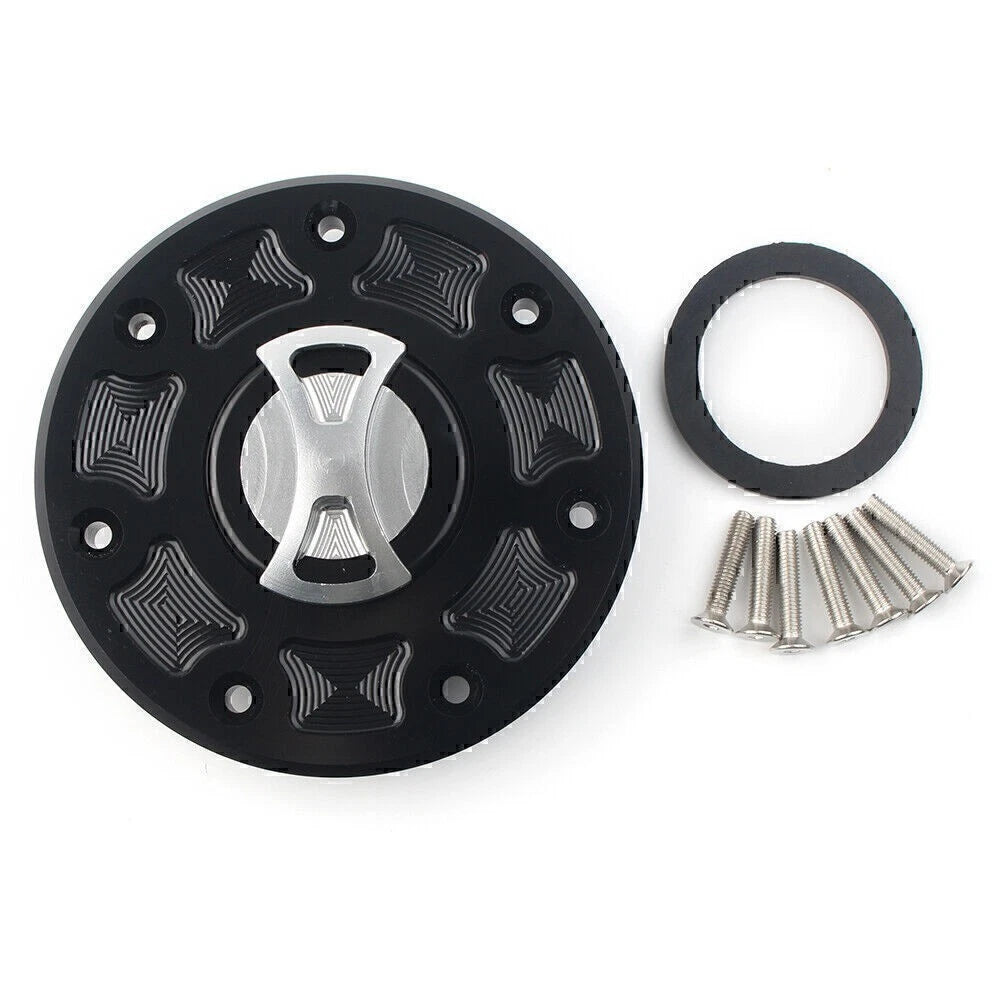 Set of 2 Radiator Cap Fairing Compression Plates for Kawasaki ER6N (2012–2016)