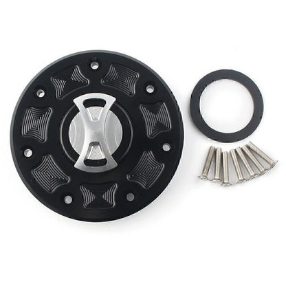 Set of 2 Radiator Cap Fairing Compression Plates for Kawasaki ER6N (2012–2016)