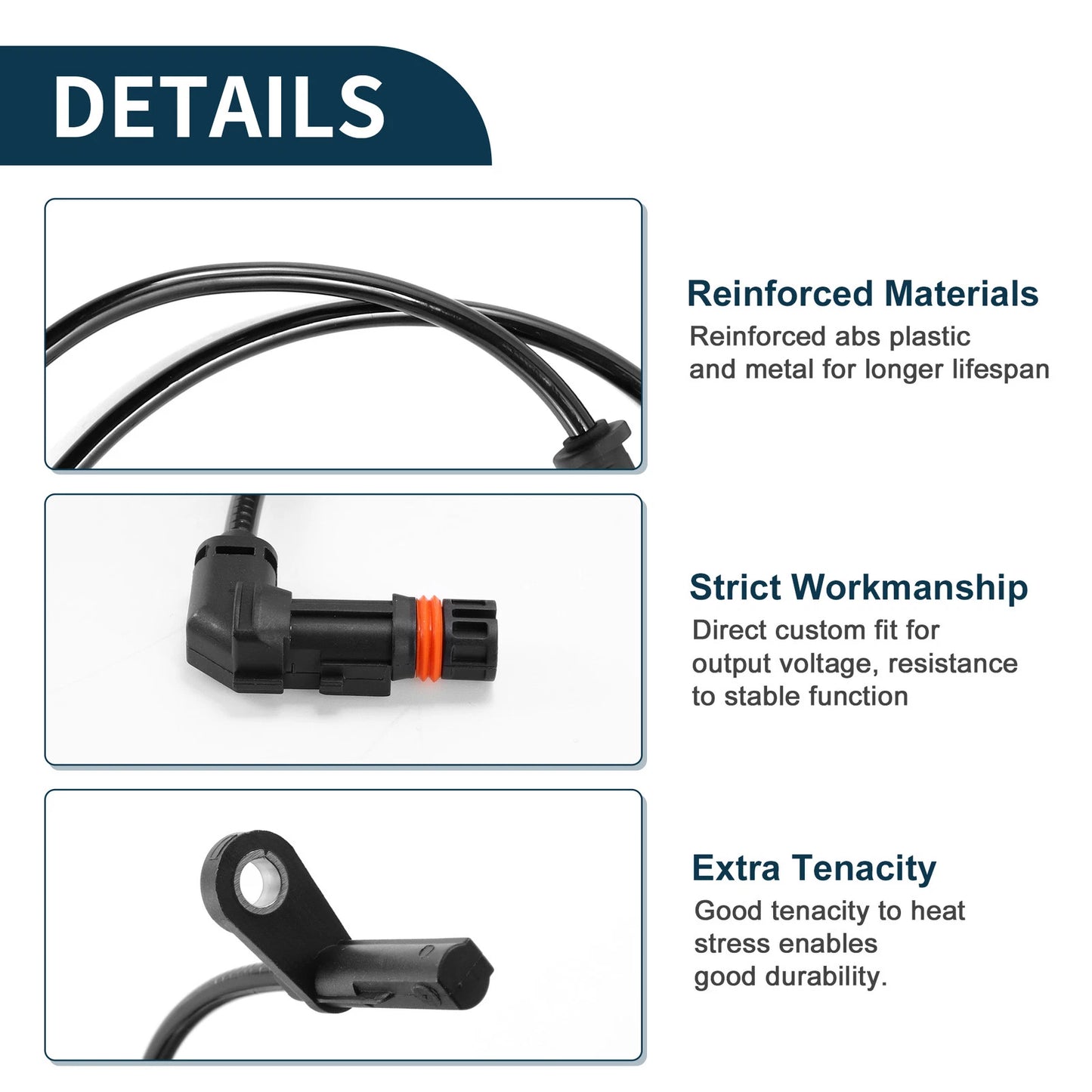 ABS Wheel Speed Sensor No. 2035400417 for Mercedes-Benz SLK55 (2005–2009)