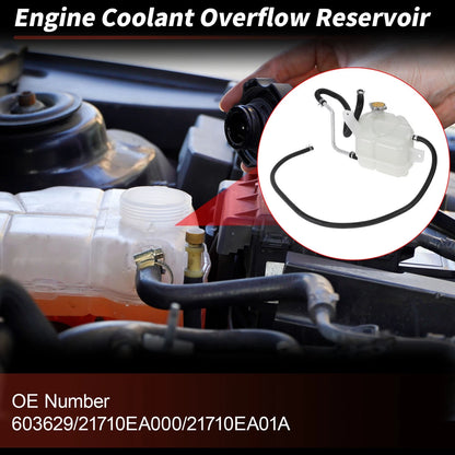 Coolant Expansion Reservoir Tank for Nissan Frontier L4 2.5L/V6 4.0L (No.603629)
