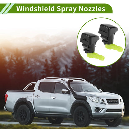 Windshield Washer Nozzle with Hose Connector for Chevy